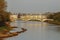 Vologda. Beautiful spring evening on the Vologda river Bank