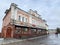 Vologda, Russia, February, 24. 2020. Vologda, Kamenny most street, house 6. Residential building of the beginning of the 19th cent