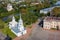 Vologda, Russia, view of city from bell tower