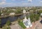 Vologda; top view; Alexander Nevsky Temple