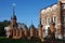 Volokolamsk, Moscow region, Russia - September, 2020:   Volokolamsk Kremlin. The architectural ensemble in Volokolamsk. Kremlin