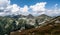 Volovec, Ostry Rohac and Placlive peaks from Otrhance mountain ridge in Western Tatras mountains in Slovakia