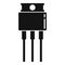 Voltage diode icon simple vector. Electric regulator