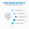 Voltage, Energy, Power, Transformer Line icon with 5 steps presentation infographics Background