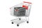 Voltage stabilizer inside shopping cart, 3D rendering