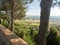 Volterra seen from the Viale dei Ponti street, Italy