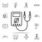 voltmeter icon. Measuring Instruments icons universal set for web and mobile