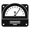 Voltmeter icon, simple style