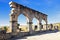 Volubilis - Roman basilica ruins in Morocco,