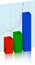 A volumetric column graph,three columns of columnar diagrammaiz