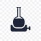 Volumetric flask transparent icon. Volumetric flask symbol design from Science collection.