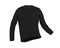 Volumetric image of a black T-shirt with a long sleeve