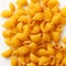 Voluminous Orange Pasta On White Background - Precisionist Yankeecore Quadratura