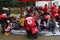 Volunteers from the organization of the Bulgarian Red Cross participate in training