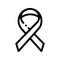 Volunteers Support Aid Sign Vector Thin Line Icon