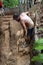 Volunteers working on building an Earthship in Aguada, Puerto Rico