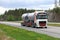 Volvo FH Tank Truck Trucking in Summer Scenery