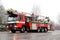 Volvo FL12 Intercooler Fire Truck Rushing to the Fire Scene