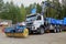 Volvo FMX 420 Truck Equipped with Snowek Rotary Broom