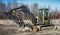 Volvo loader excavator