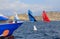 Volvo Ocean Race Alicante 2017 Close To A Spectator Boat