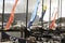 Volvo Ocean Race Sailing Fleet in Cape Town