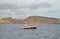 Volvo Ocean Race Start Boat - Sailing Sea