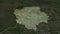 Volyn, Ukraine - highlighted with capital. Satellite