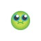 Vomiting face emoticon flat icon