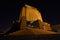The Voortrekker Monument Memorial Illuminated At Night