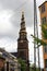 Vor Frelsers kirke spire in Copenhagen