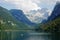 Vorderer Gosau lake in the Austrian Alps