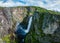 Voringfossen, Norway, the largest waterfall in the country