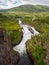 Voringfossen waterfall shot with a long exposure, Norway