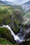 Voringsfossen waterfall. Norway