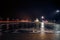 Voronezh. Night. City. glaze. ice.