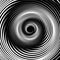 Vortex Swirl Movement. Abstract Textured Black and White Background