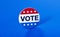 Vote badge for the United States election