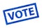 Vote grunge stamp seal