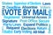 Vote by Mail Word Cloud