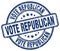 vote republican blue stamp