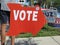 Vote sign, Tampa, Florida