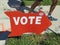 Vote sign, Tampa, Florida