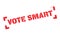 Vote Smart rubber stamp
