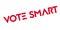 Vote Smart rubber stamp