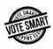 Vote Smart rubber stamp