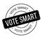 Vote Smart rubber stamp