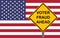 Voter Fraud Ahead Warning Sign