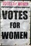 Votes for women poster