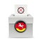 Voting Box Paper Lower Saxony Flag